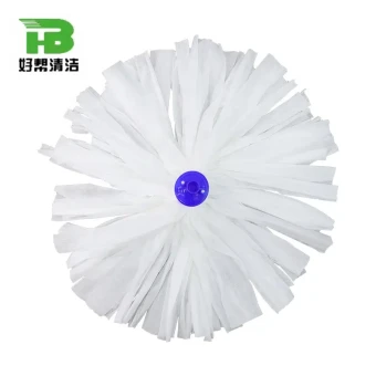 Mop met plastic ronde kop